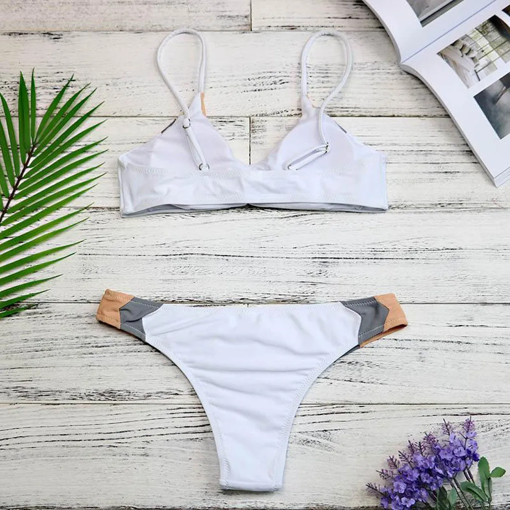 Womens Two Pieces Bathing Suits Swimsuits Bikini Set