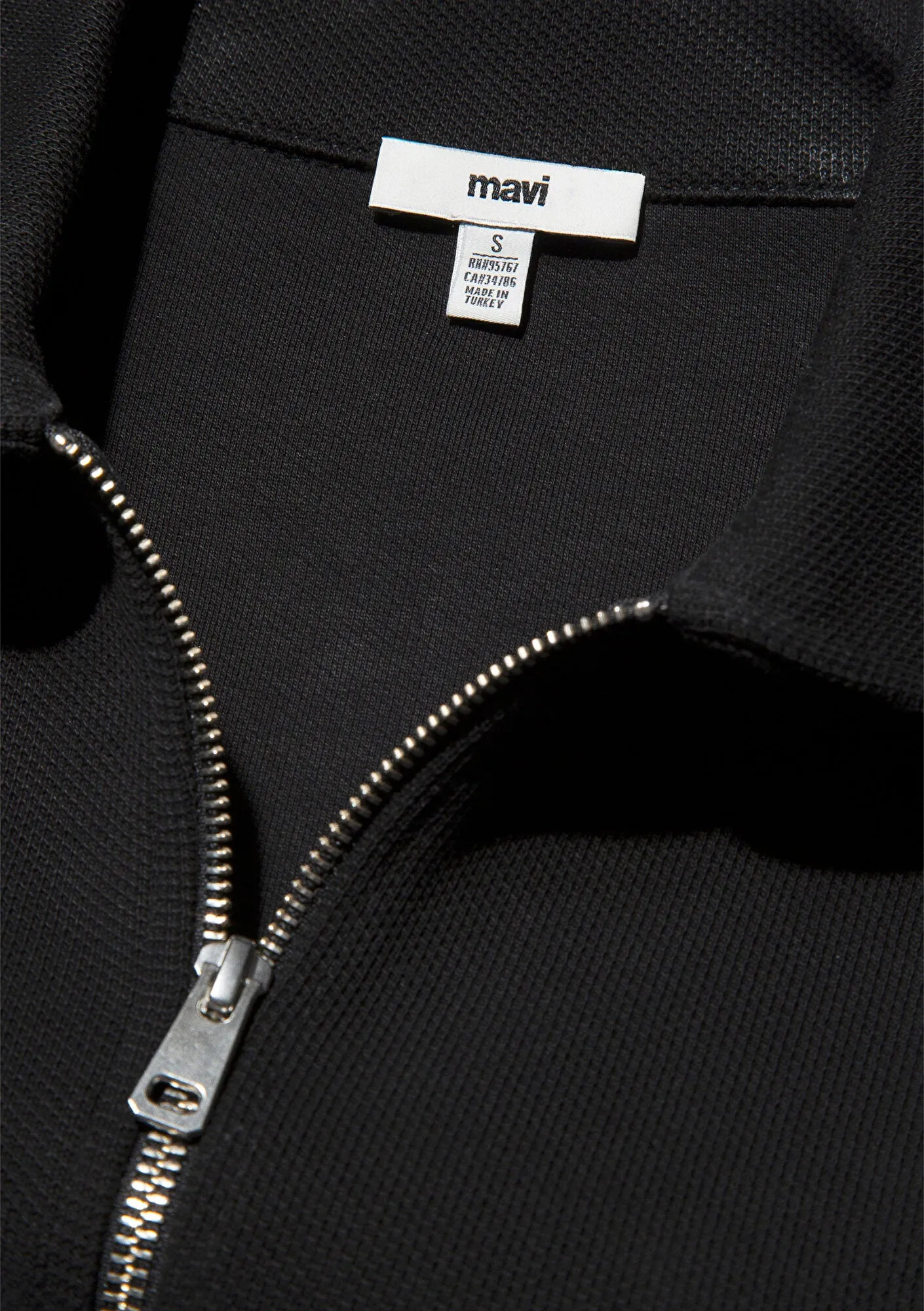 Zip Up Black Sweatshirt