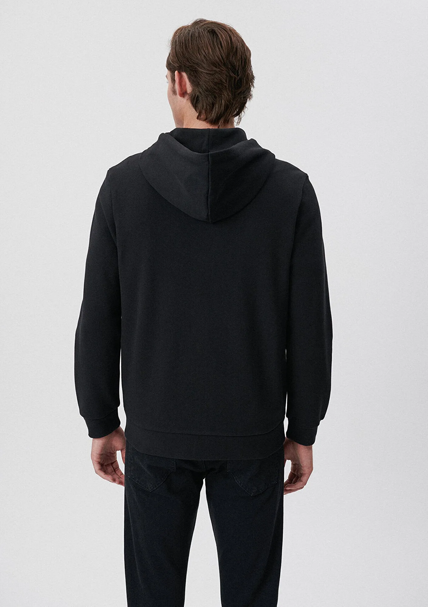 Zip Up Black Sweatshirt