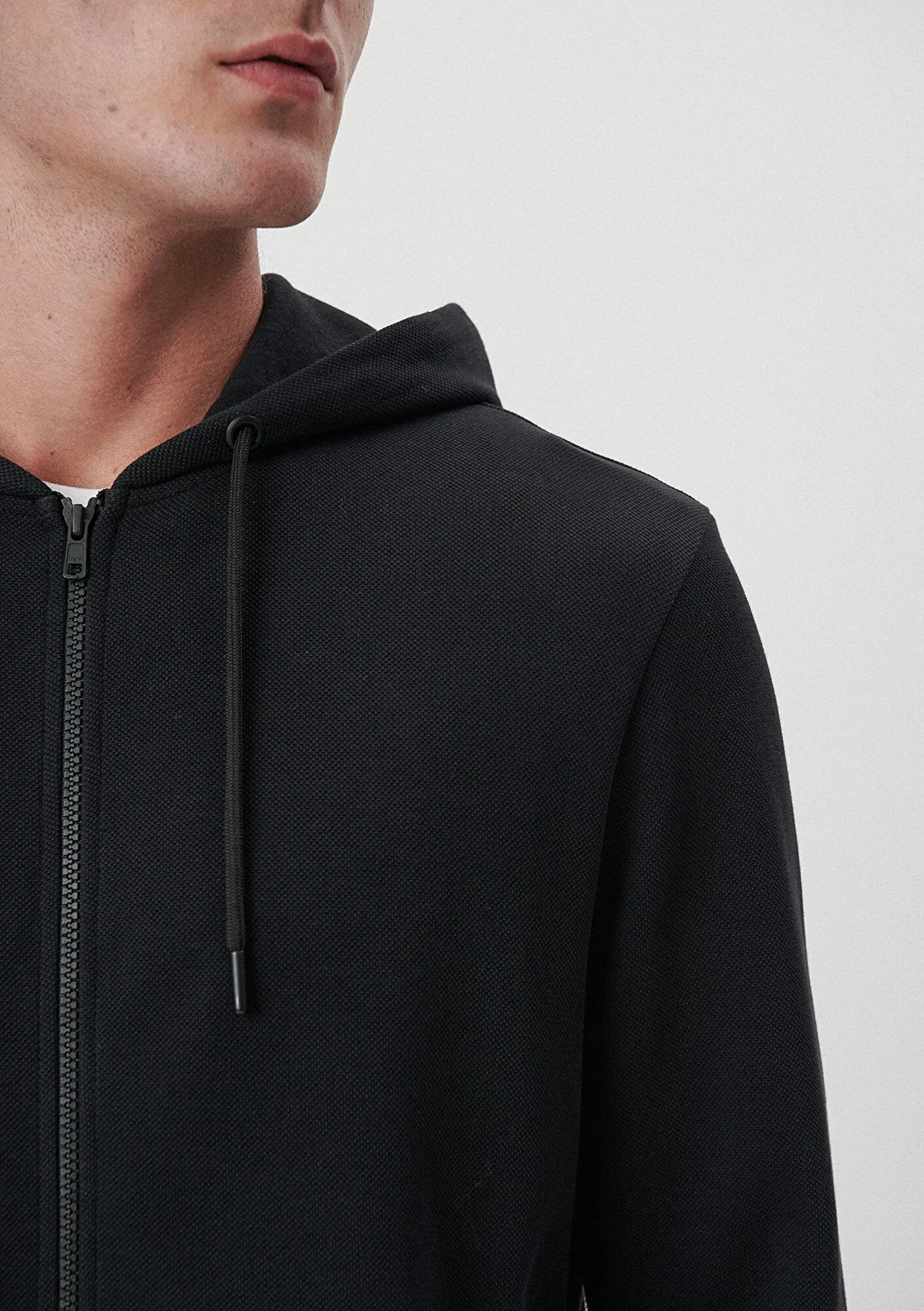 Zip Up Black Sweatshirt